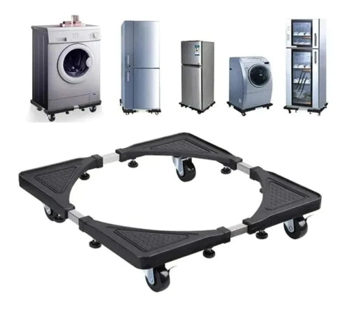 Base Soporte Movil Ajustable Refrigerador Lavadora Mueble