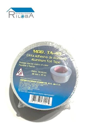 Kit De 2 Cintas De Aluminio Con Adhesivo Para Refrigeración