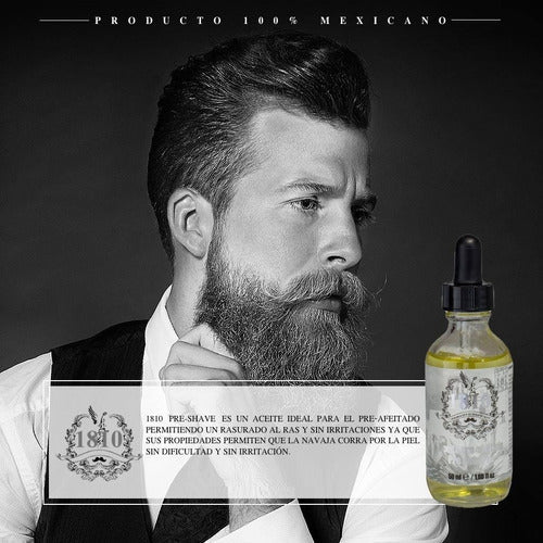 Kit The Shaving Co 1810 Aceite Barba Pre Shave Y After Shave