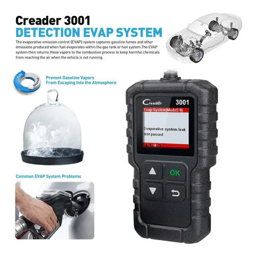 Launch Creader 3001 Escaner Automotriz Obd2 Multimarca Motor
