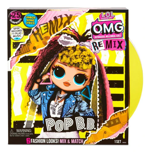 L.o.l. Surprise Omg Remix Muñeca B.b. Pop + 25 Sorpresas.