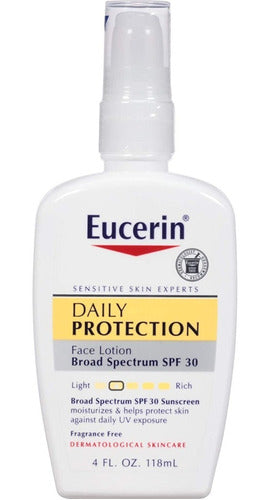 Eucerin Loción Facial Humectante Protección Diaria Fps 30