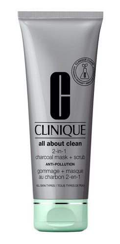 Clinique Aac Charcoal Mask + Scrub 100ml Anti-pollution