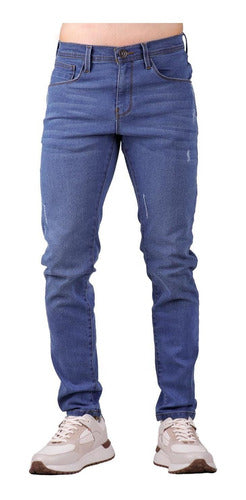 Jeans Moda Hombre Stfashion Stone 51004001 Mezclilla Stretch
