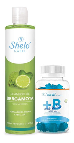 Biotina + Shampoo De Bergamota