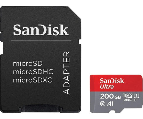 Memoria Micro Sd 200gb Sandisk Juegos Celular A1 Full Hd