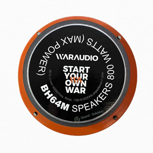 Par! Medio Rango War Audio Black Hawk 6.5 Bh64m 400w Rms