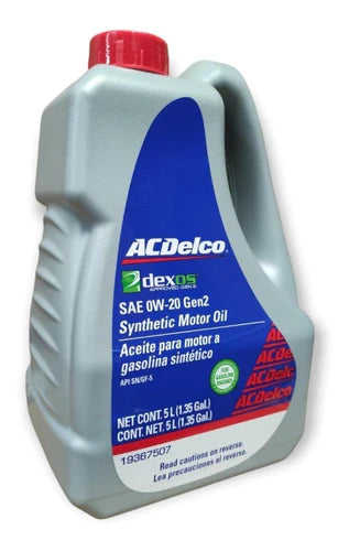 Aceite Acdelco 5w30 Sintetico 5w30 Dexos2 5l