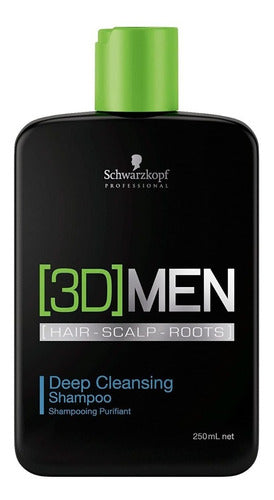 Shampoo 3d Men Deep Cleansing 250 Ml Schwarzkopf