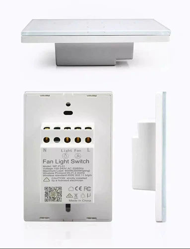 Interruptor Inteligente Wifi Ventilador De Techo Y Foco