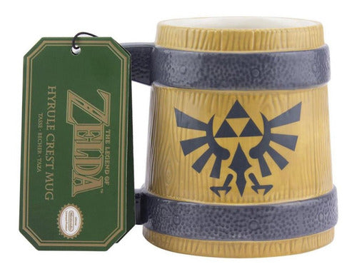 The Legend Of Zelda Hyrule Crest Taza Ceramica 15 Onzas