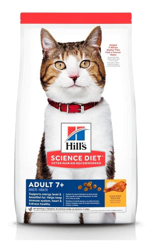 Alimento Hill's Adult +7 Gato De 1.8 Kg