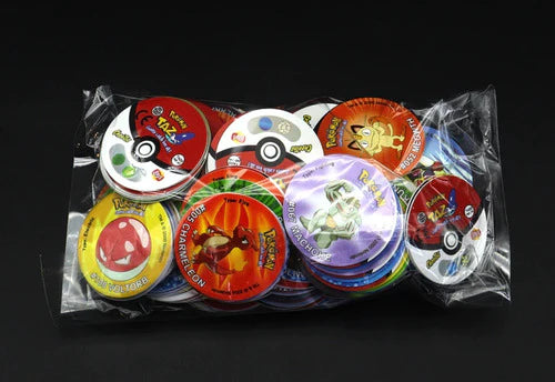 Colección Tazos Pokémon 160 Piezas Con Estuche Generación 1
