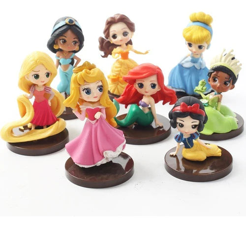 8 Figuras De Coleccion Princesas Disney Cenicienta #823