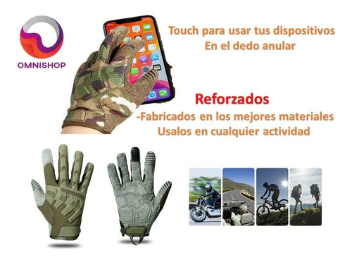 Guantes Tactic Deportivos Multiusos Premium Touch