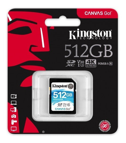 Memoria Flash Sd Kingston Canvas Go Sdg/512 Gb Clase 10