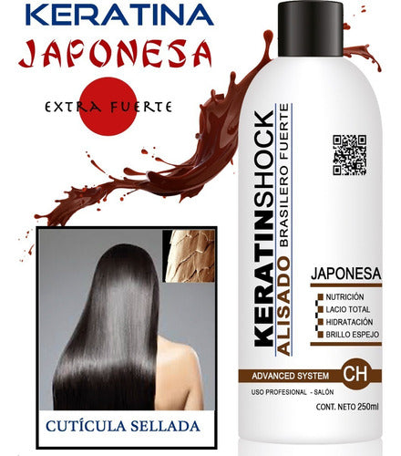 Keratinshok Keratina Para Alaciado Japonés + Shampoo Neutro