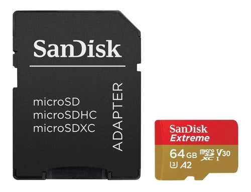Memoria Micro Sd 64gb Sandisk Extreme Clase 10 Sdxc /v /vc
