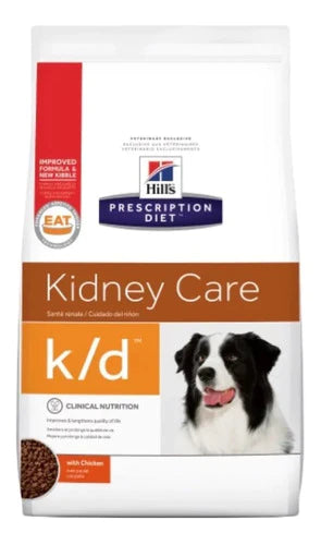 Alimento Hill's Prescription Diet Kidney Care Canine K/d Para Perro Adulto Todos Los Tamaños Sabor Pollo En Bolsa De 3.3lb