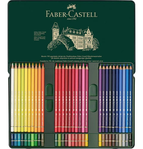 60 Colores Polychromos Profesionales Premium Faber Castell