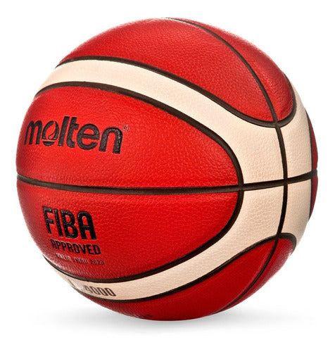 Balon De Basquetbol Molten B6g4000 Piel Sintética