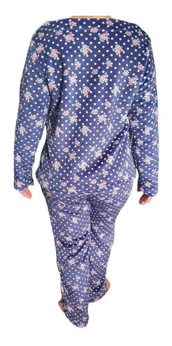 Pijama De Mujer Nite Nite 711 Flannel Sudadera Y Pantalón