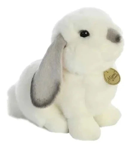Peluche Aurora, Línea Miyoni, Conejo Blanco Rabbit