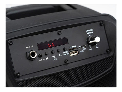 Bocina Select Sound Iron Bt1708 Portátil Con Bluetooth Negra