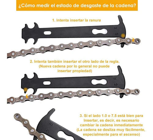 Kit De Herramientas De Reparación De Cadenas De Bicicleta