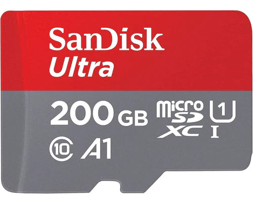 Memoria Micro Sd 200gb Sandisk A1 Full Hd Juegos Celular
