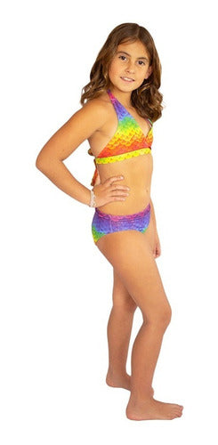 Bikini Mermaids123 Funny Rainbow