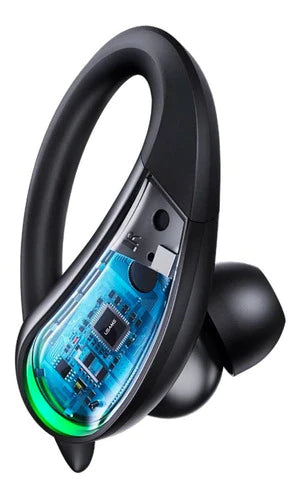 Audifonos Sport Gamer Tws-yt07 Bluetooth 5.0 Led Negro.