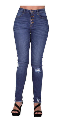 Jeans Moda Mujer Stfashion Stone 51003809 Mezclilla Stretch