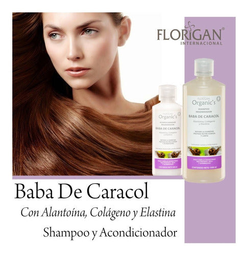 Baba De Caracol Shampoo Y Acondicionador Set Florigan
