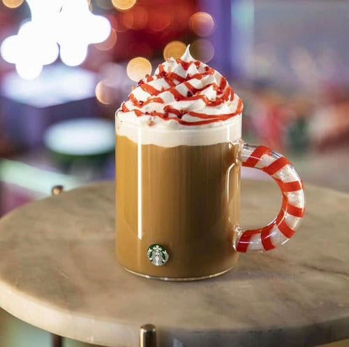 Taza Starbucks Navidad Caramelo Cristal