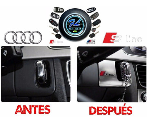 Embellecedor Switch De Encendido Audi Sline A5 A4