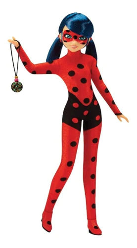 Fashion Doll Ladybug Lucky Charm Muñeca Miraculous 28cm.