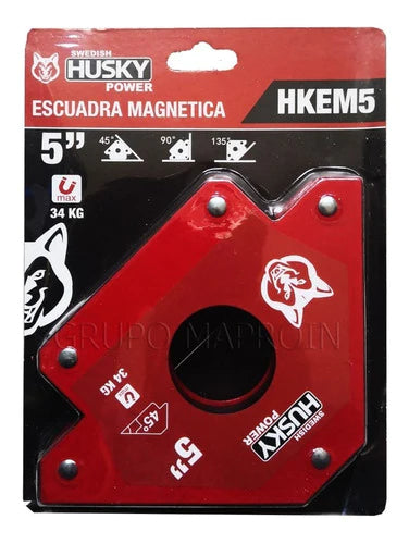 Escuadras Magnéticas Husky 4 Pack Industrial 4 Y 5 In.