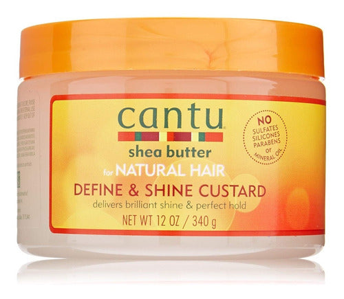Cantu Curling Custard Gel Para Cabello Rizado Shea Butter For Natural Hair