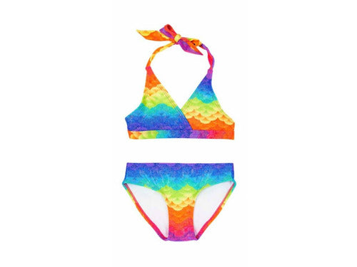 Bikini Mermaids123 Funny Rainbow