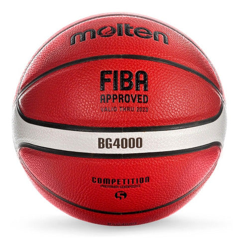 Balón De Basquetbol Molten B5g4000 No. 5  - Piel Sintética