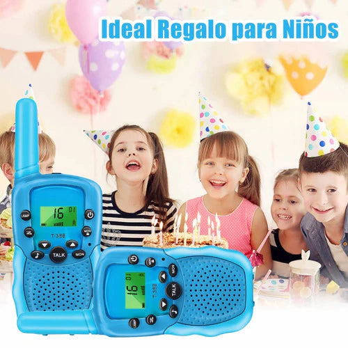 Radio Walkie Talkie Para Niños Con 22 Canales 3 Millas 2 Pcs