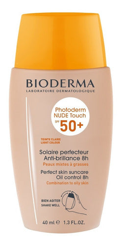 Bioderma Photoderm Nude Touch Spf50+ Tono Claro, 40 Ml