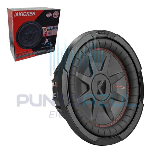 Subwoofer Plano Kicker  10 PuLG 48cwrt102 800w Comprt 2 Ohm