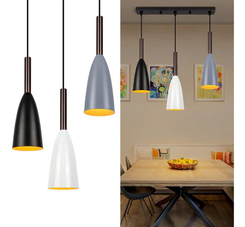 Lámpara Colgante Moderna De 3 Luces Para Comedor
