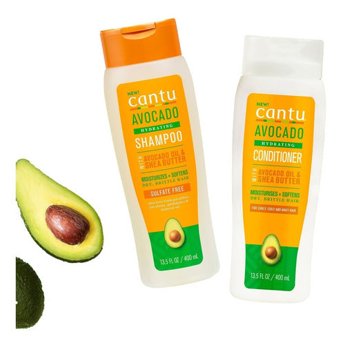 Cantu Shampoo  + Acondicionador Cantu Aguacate Kit Avocado