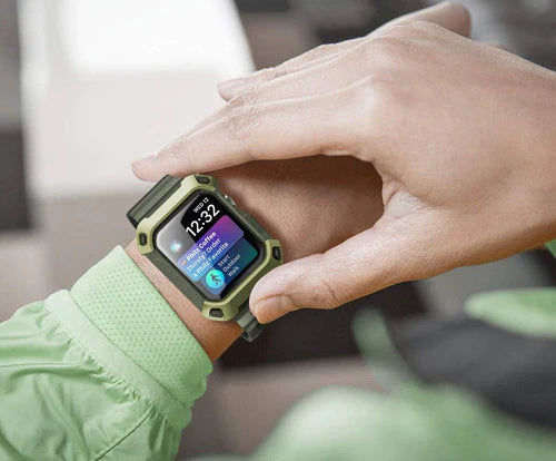 Carcasa Funda Apple Watch4 Supcase Ubpro 44mm Verde Oscuro