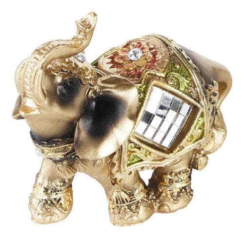 Estatuilla Para La Buena Suerte, Diseño Elefante Feng Shui