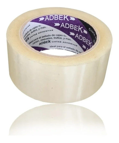 Cinta Adhesiva Transparente Caja 36 Pzas 48mm X 150m Adbek