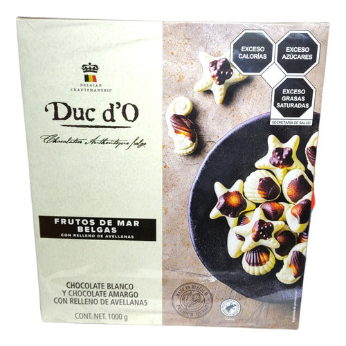 Chocolates Belgas Duc D O Frutos De Mar Crema Avellana 1 Kg